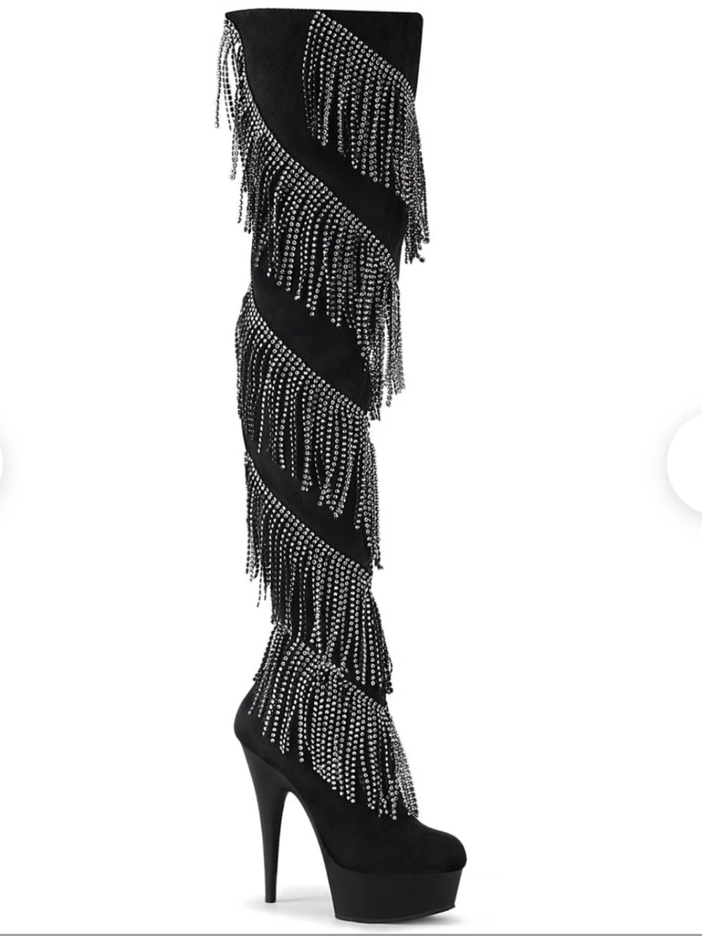 PLEASER NEW IN BOX• Style DELIGHT-3065 Black pole dancer shoes